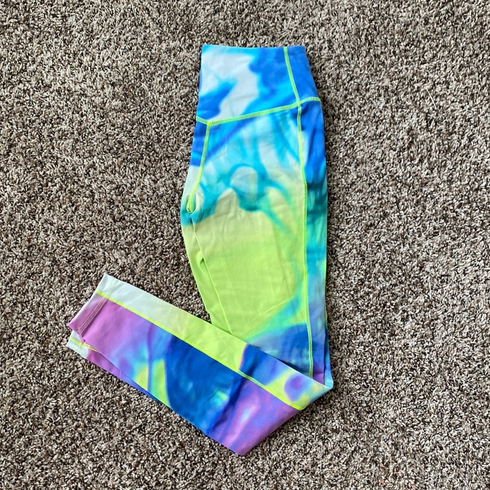 Nike multi-color tie-dye leggings